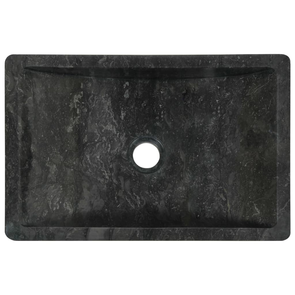 Lavandino 45x30x12 cm in Marmo Nero   cod mxl 53512