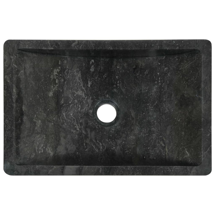 Lavandino 45x30x12 cm in Marmo Nero   cod mxl 53512