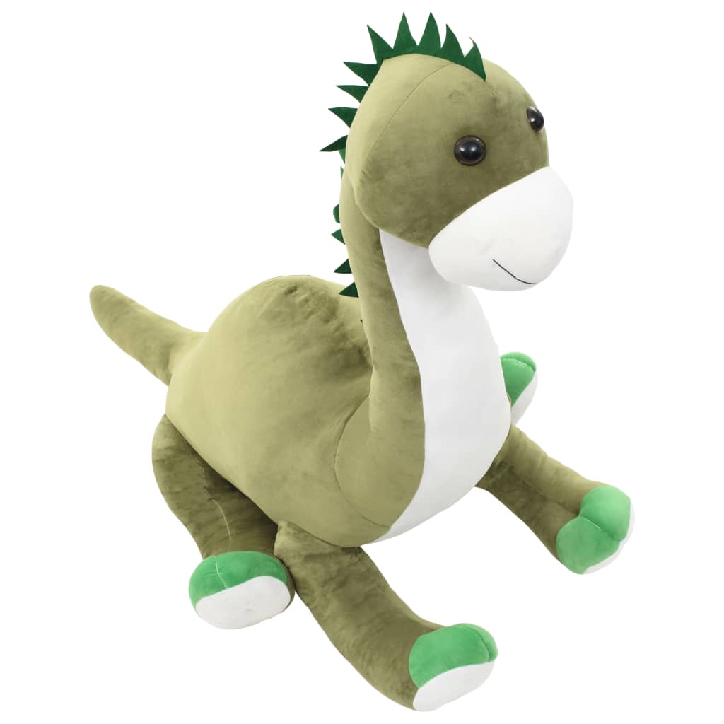 Giocattolo di Peluche Dinosauro Brontosaurus Verde