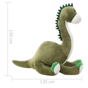 Giocattolo di Peluche Dinosauro Brontosaurus Verde