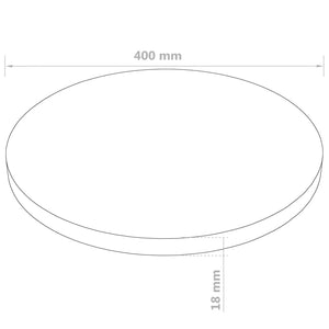 Piano Tavolo Rotondo in MDF 400x18 mm 143407