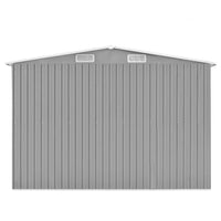 Capanno da Giardino 257x298x178 cm in Metallo Grigio cod mxl 65908