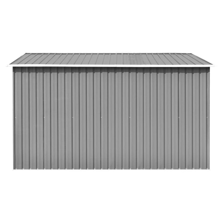 Capanno da Giardino 257x298x178 cm in Metallo Grigio cod mxl 65908