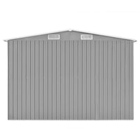 Capanno da Giardino 257x489x181 cm in Metallo Grigio cod mxl 41384