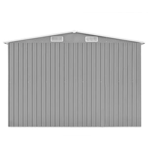 Capanno da Giardino 257x489x181 cm in Metallo Grigio cod mxl 41384