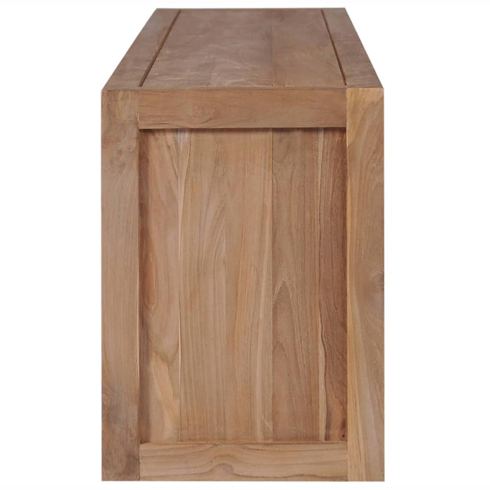 Mobile Porta TV in Teak con Finitura Naturale 120x30x40cm 246950