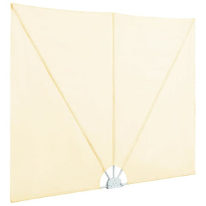 Tenda Laterale per Terrazza Pieghevole Crema 300x150 cm 44568