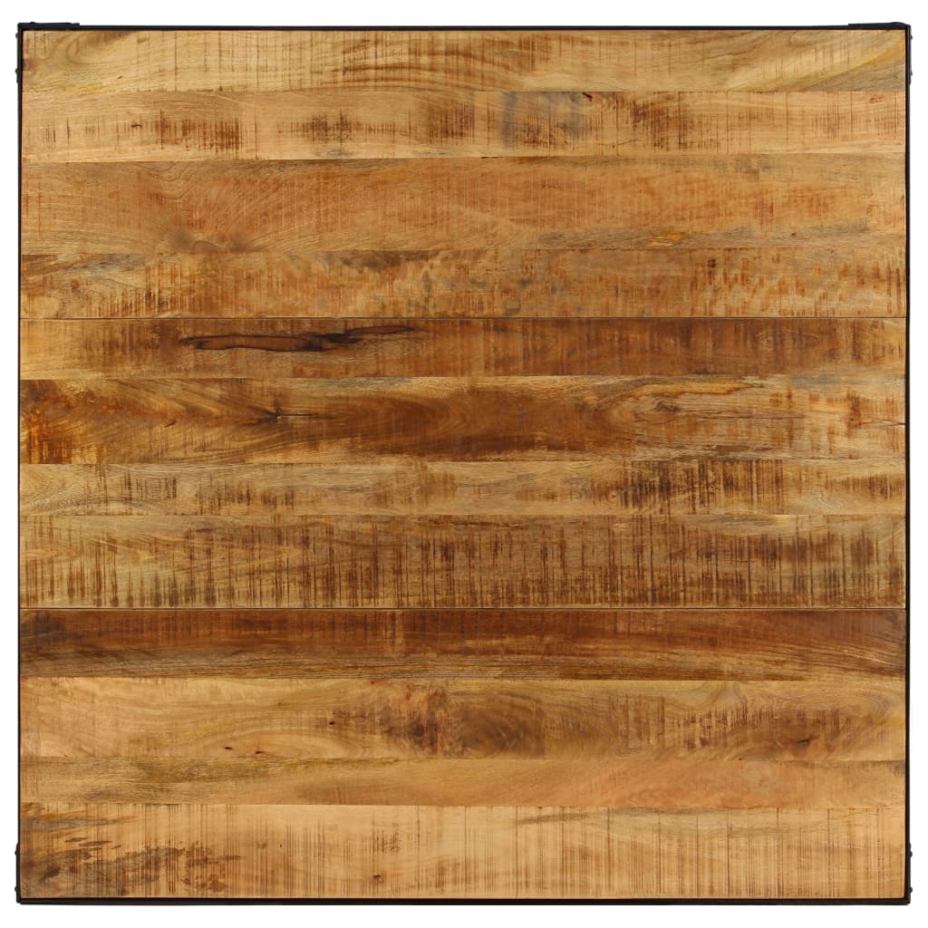 Tavolo da Pranzo 140x140x76 cm in Legno Massello di Mango cod 11103