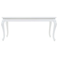 Tavolo da Pranzo 179x89x81 cm Bianco Lucido cod mxl 10437