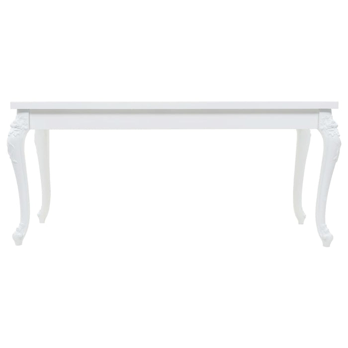 Tavolo da Pranzo 179x89x81 cm Bianco Lucido cod mxl 10437