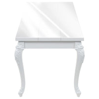 Tavolo da Pranzo 179x89x81 cm Bianco Lucido cod mxl 10437