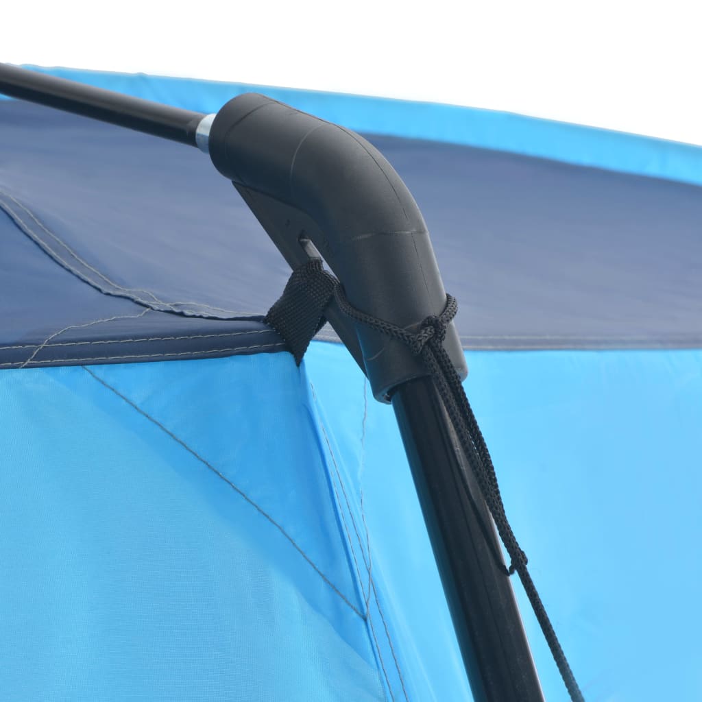 Tenda per Piscina in Tessuto 500x433x250 cm Blu