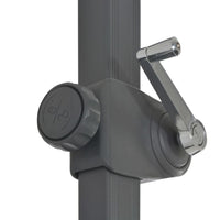 Ombrellone a Sbalzo con Palo in Alluminio 300 cm Grigio Talpa 44623