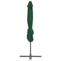 Ombrellone a Sbalzo con Palo in Acciaio 250x250 cm Verde cod mxl 20538