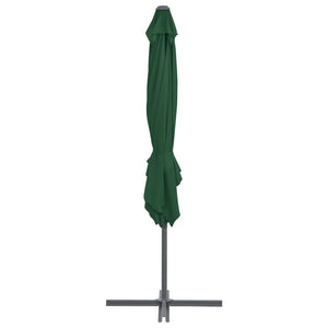 Ombrellone a Sbalzo con Palo in Acciaio 250x250 cm Verde cod mxl 20538