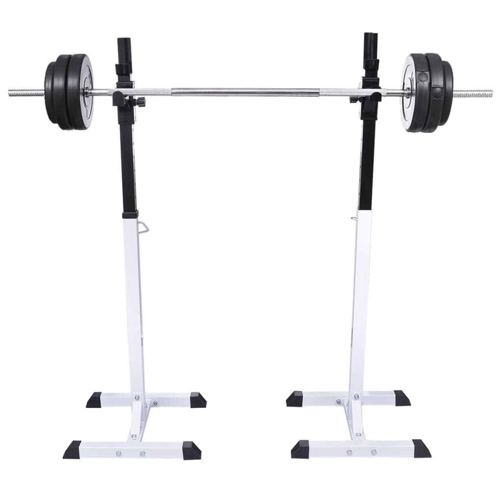 Stazione per Squat con Bilanciere e Set di Manubri da 30,5 kg 275353