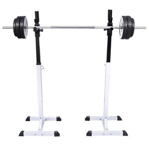 Stazione per Squat con Bilanciere e Set di Manubri da 30,5 kg 275353