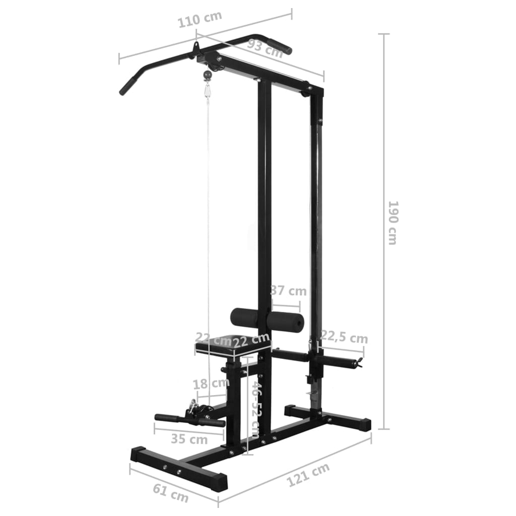 Macchina Multistazione con Bilanciere e Set di Manubri 30,5 kg 275355