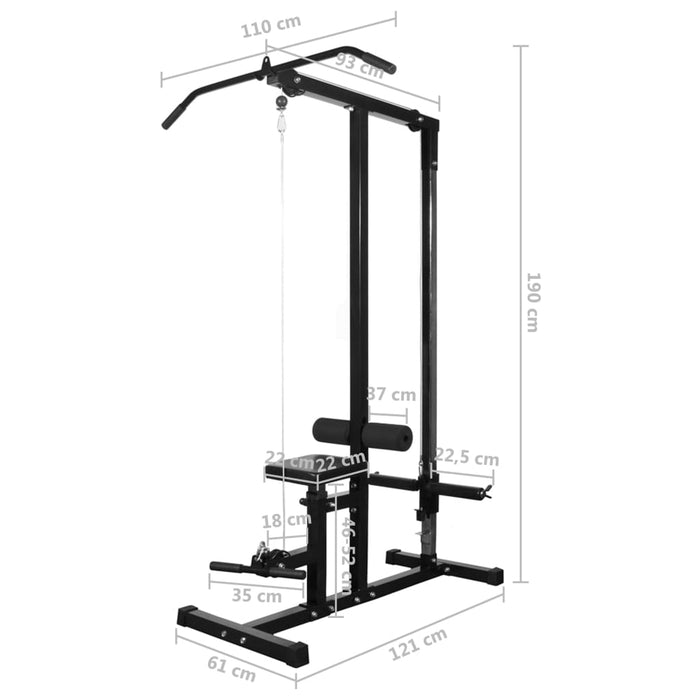 Macchina Multistazione con Bilanciere e Set di Manubri 30,5 kg 275355