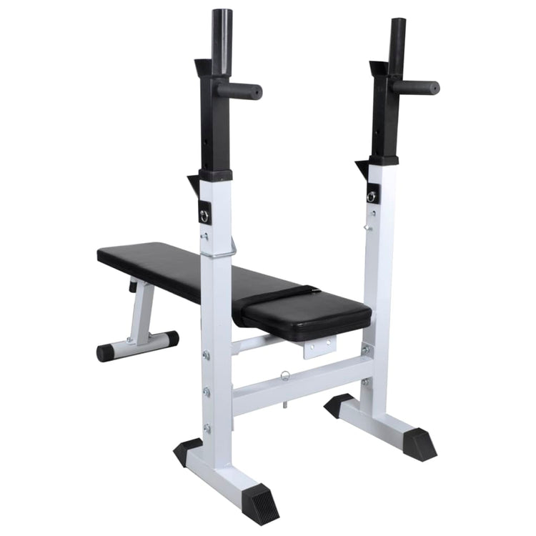 Panca Reclinabile con Rack Bilanciere e Set Manubri 60,5 kg 275361