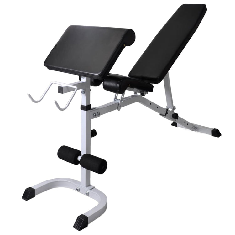 Panca Multifunzione con Rack Bilanciere e Set Manubri 60,5 kg