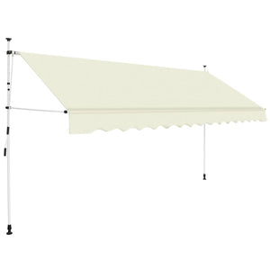 Tenda da Sole Retrattile Manuale 350 cm Crema