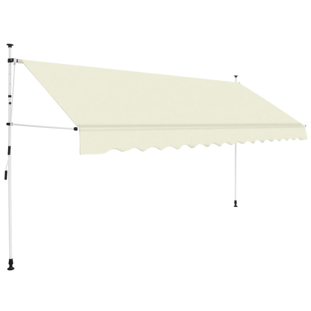 Tenda da Sole Retrattile Manuale 400 cm Crema