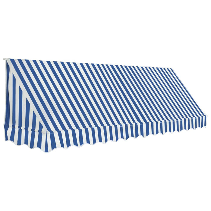 Tenda da Sole per Bistrò 350x120 cm Blu e Bianca cod mxl 23697