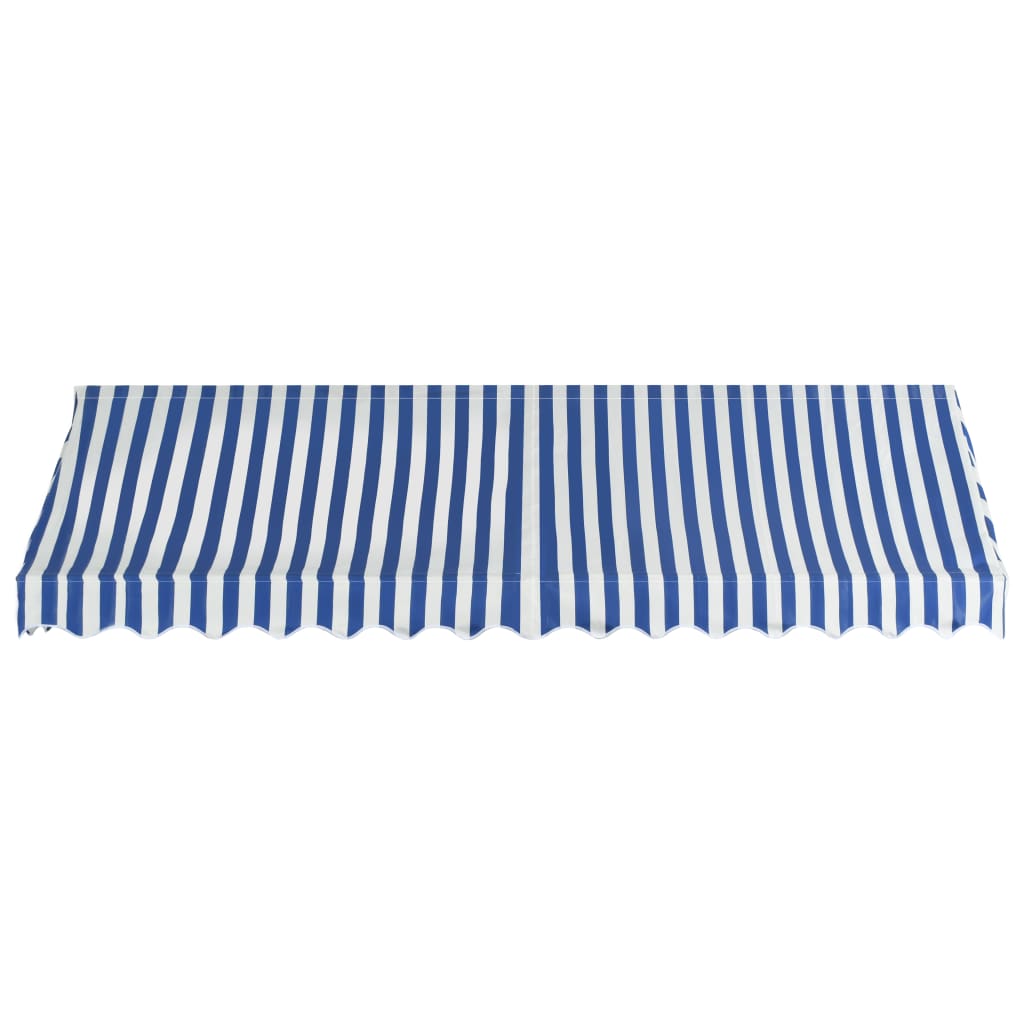 Tenda da Sole per Bistrò 350x120 cm Blu e Bianca cod mxl 23697