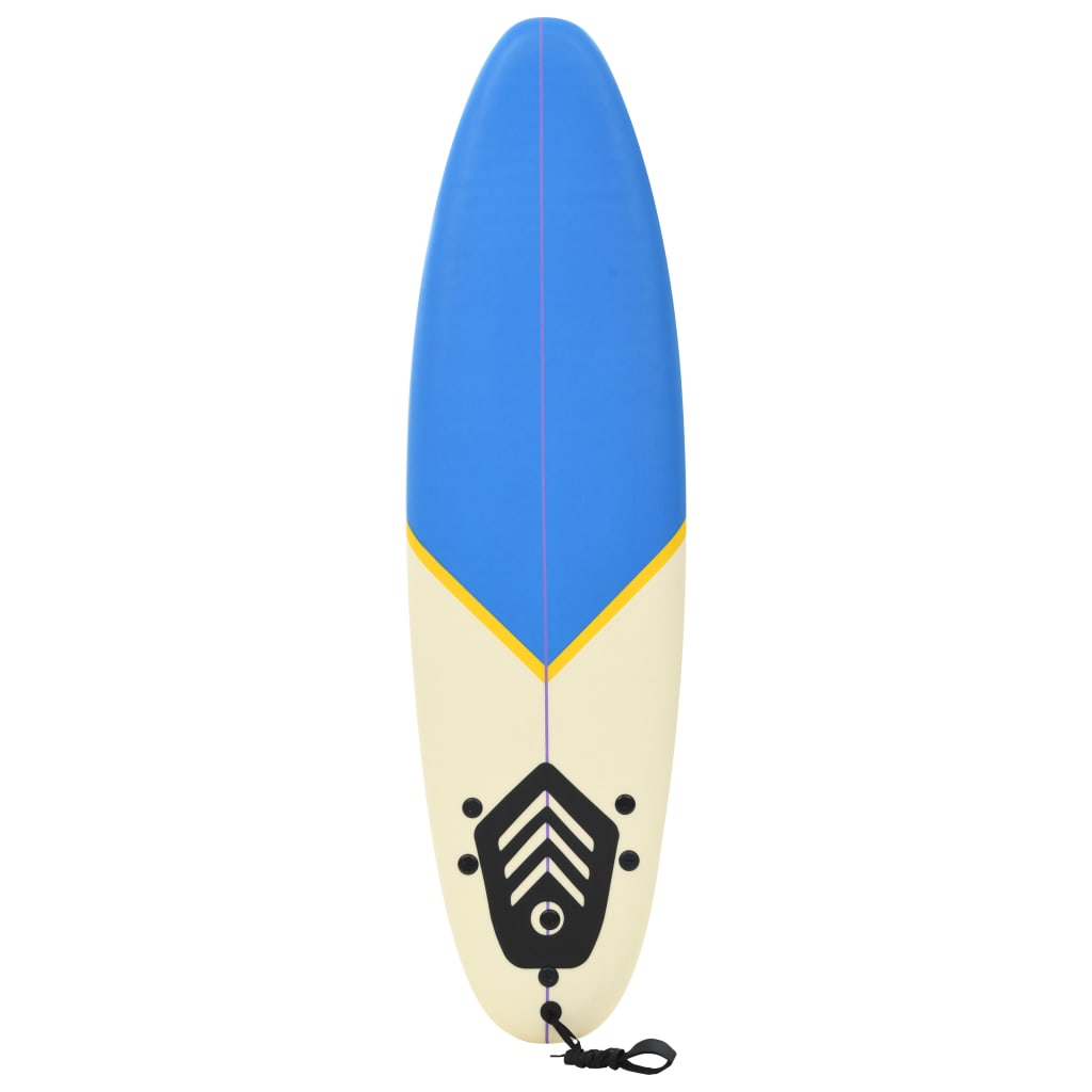 Tavola da Surf 170 cm Blu e Crema 91687