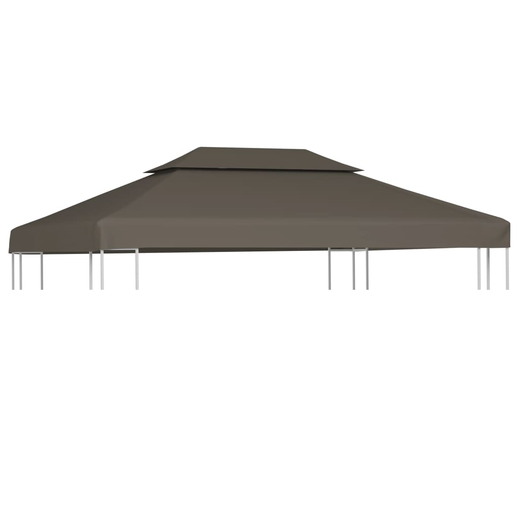 Copertura Superiore per Gazebo a 2 Strati 310g/m² 4x3m Talpa cod mxl 78688