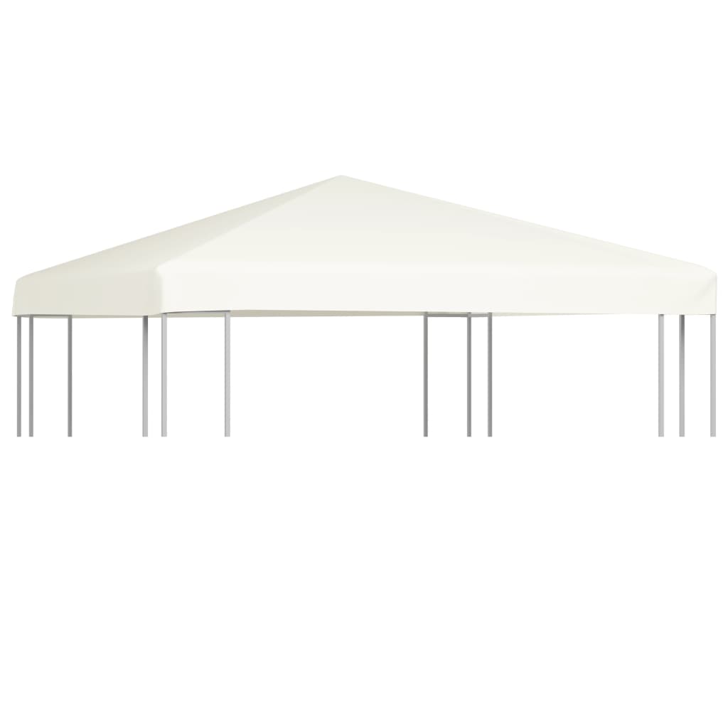 Copertura Superiore per Gazebo 310 g/m² 3x3 m Bianco Crema