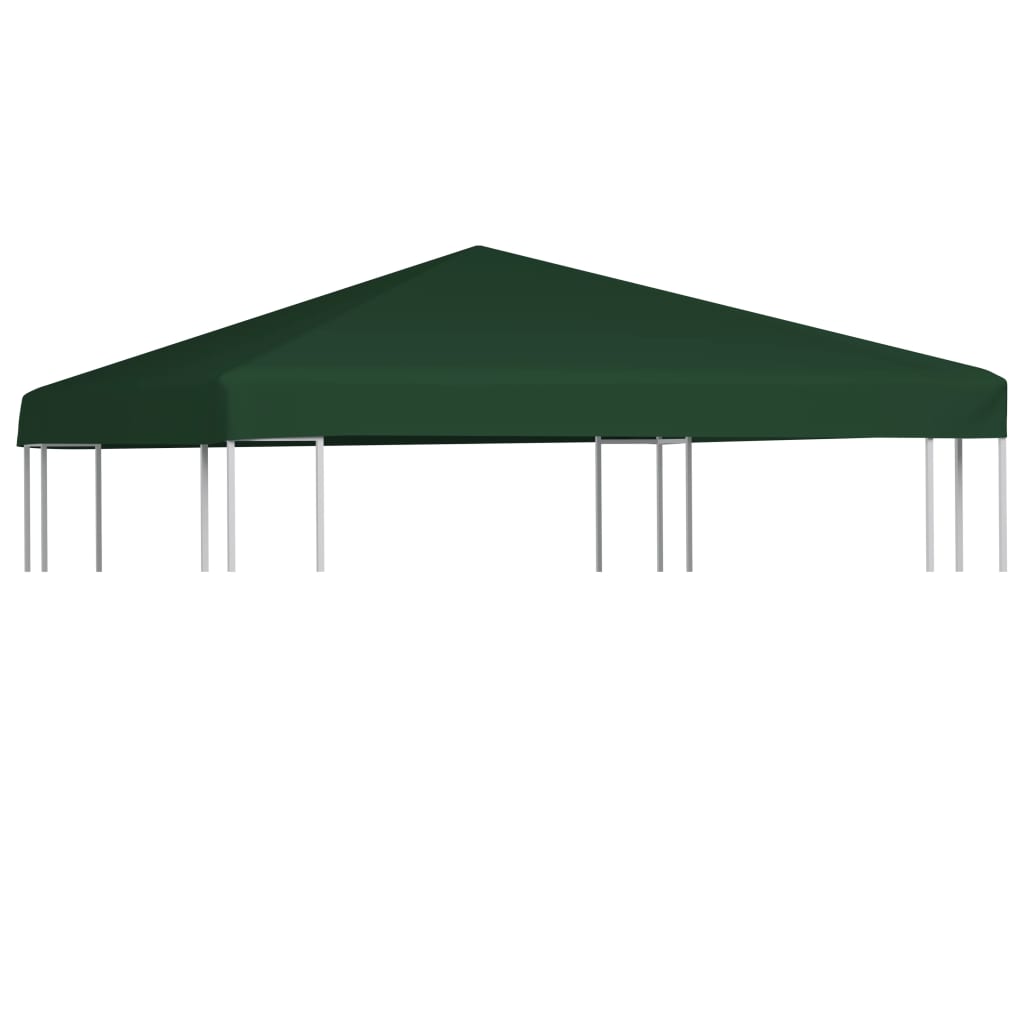 Copertura Superiore per Gazebo 310 g/m² 3x3 m Verde 44779