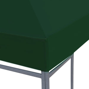 Copertura Superiore per Gazebo 310 g/m² 3x3 m Verde 44779