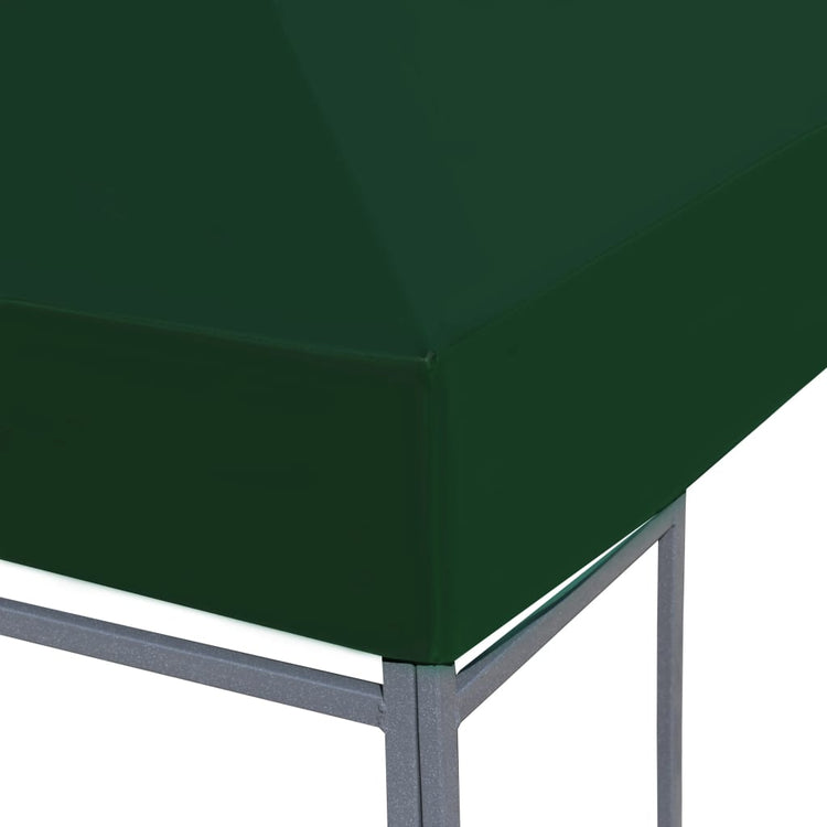 Copertura Superiore per Gazebo 310 g/m² 3x3 m Verde 44779