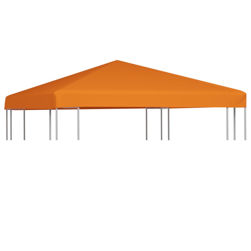 Copertura Superiore per Gazebo 310 g/m² 3x3 m Arancione 44780