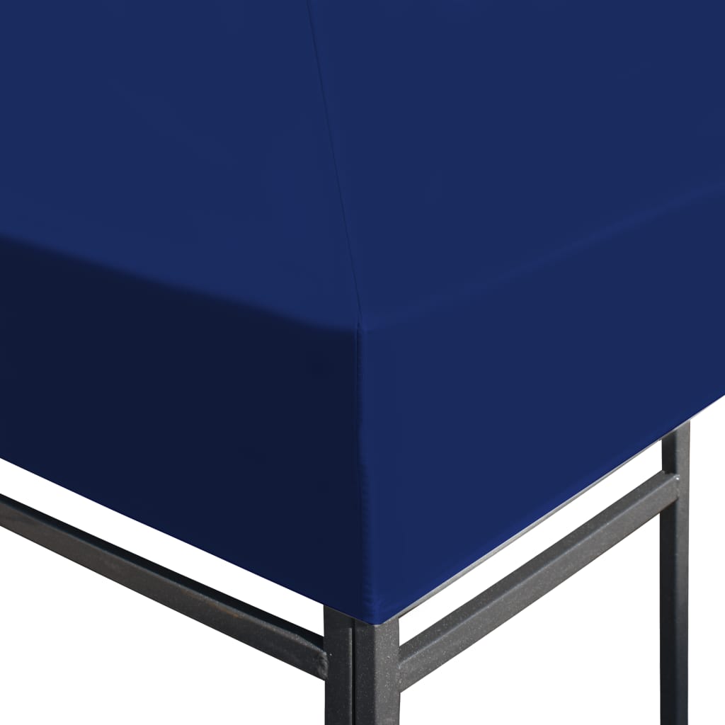 Copertura Superiore per Gazebo 310 g/m² 3x3 m Blu 44782