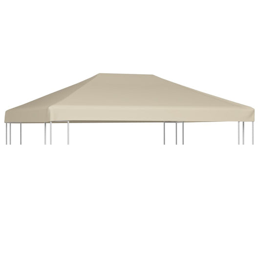 Copertura Superiore per Gazebo 310 g/m² 4x3m Beige 44784