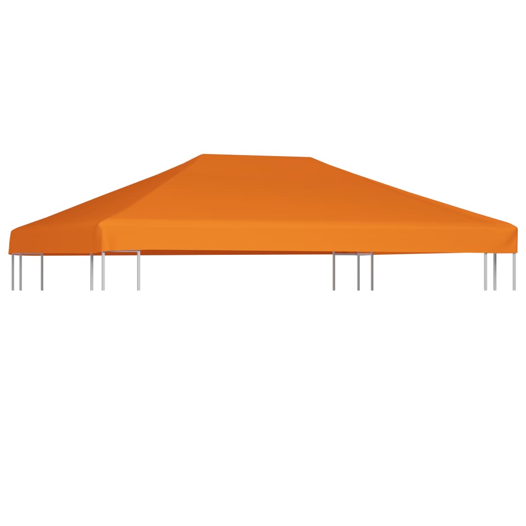 Copertura Superiore per Gazebo 310 g/m² 4x3m Arancione 44786