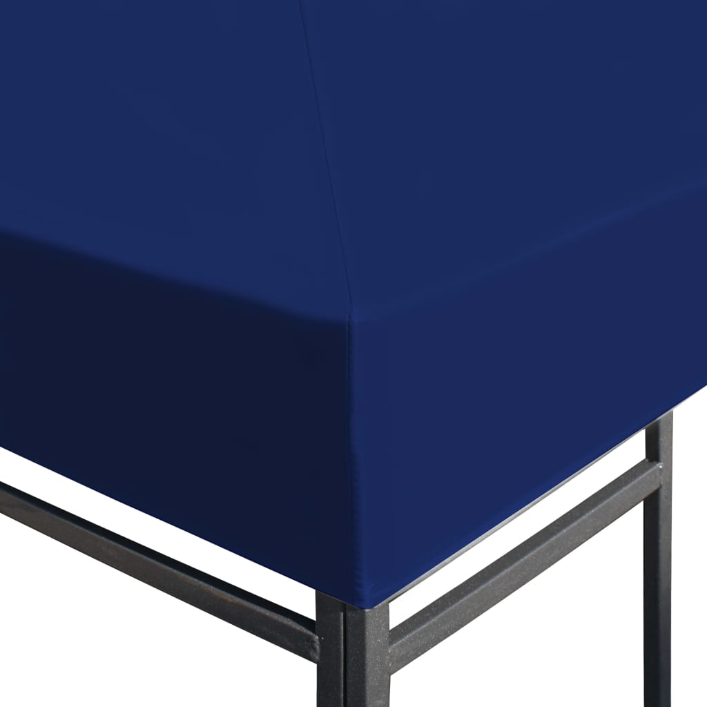 Copertura Superiore per Gazebo 310 g/m² 4x3 m Blu 44788