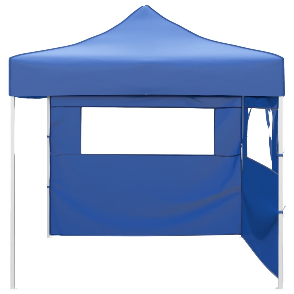 Tenda Pieghevole con 2 Pareti 3x3 m Blu cod mxl 65975