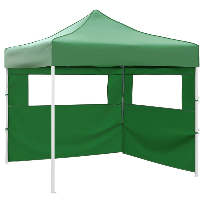 Tenda Pieghevole con 2 Pareti 3x3 m Verde cod mxl 66053