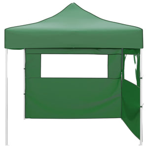 Tenda Pieghevole con 2 Pareti 3x3 m Verde cod mxl 66053