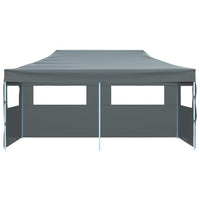 Tenda Pieghevole Pop-Up con Pareti Laterali 3x6 m Antracite 44966