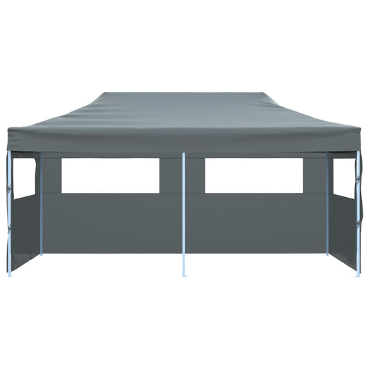 Tenda Pieghevole Pop-Up con Pareti Laterali 3x6 m Antracite 44966