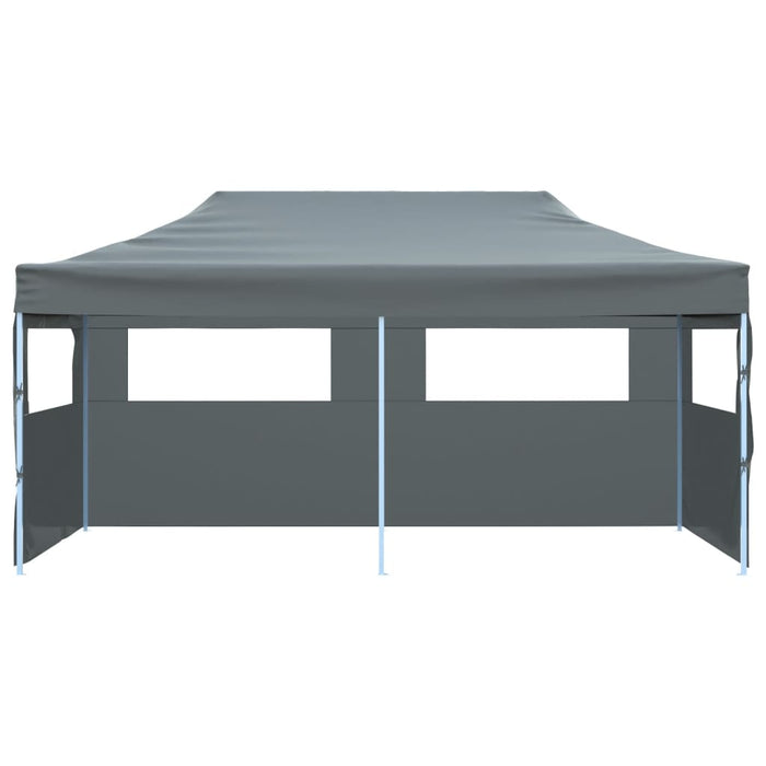 Tenda Pieghevole Pop-Up con Pareti Laterali 3x6 m Antracite 44966