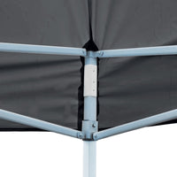 Tenda Pieghevole Pop-Up con Pareti Laterali 3x6 m Antracite 44966