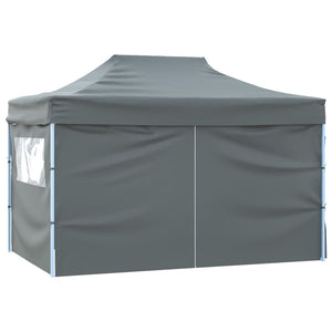 Tenda Pieghevole Pop-Up 4 Pareti Laterali 3x4,5 m Antracite 44970