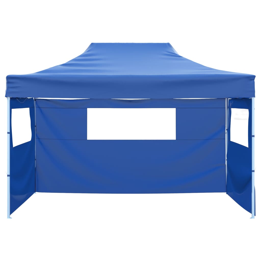 Tenda Pieghevole con 3 Pareti 3x4,5 m Blu cod mxl 66340