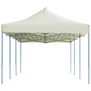 Gazebo Pieghevole Pop-Up 3x9 m Crema 44974